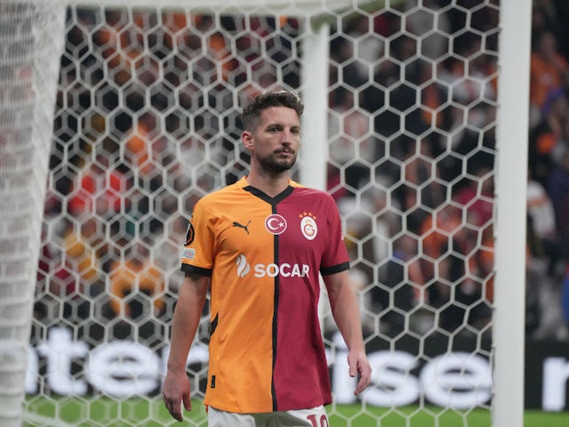 Galatasaray's Dries Mertens on October 23, 2024