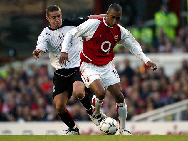 Arsenal midfielder Gilberto Silva in 2004.