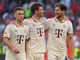 Bayern Munich trio Joshua Kimmich, Thomas Muller and Leon Goretzka on September 1, 2024