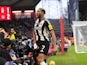 Newcastle United's Joelinton celebrates scoring his side's second goal against Nottingham Forest, on November 10, 2024