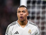 Real Madrid's Kylian Mbappe reacts on November 5, 2024