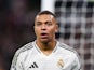 Real Madrid's Kylian Mbappe reacts on November 5, 2024