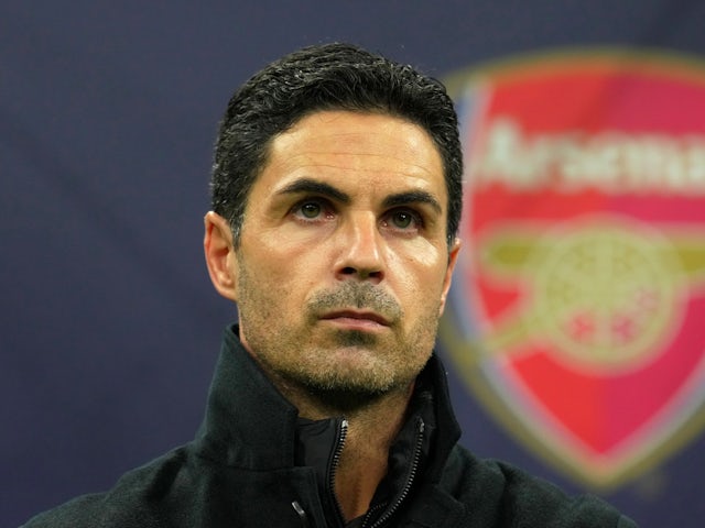 Arsenal manager Mikel Arteta pictured on November 6, 2024