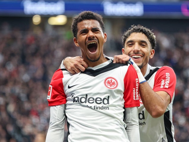 Omar Marmoush of Eintracht Frankfurt during his side's game against VfL Bochum, on November 2, 2024