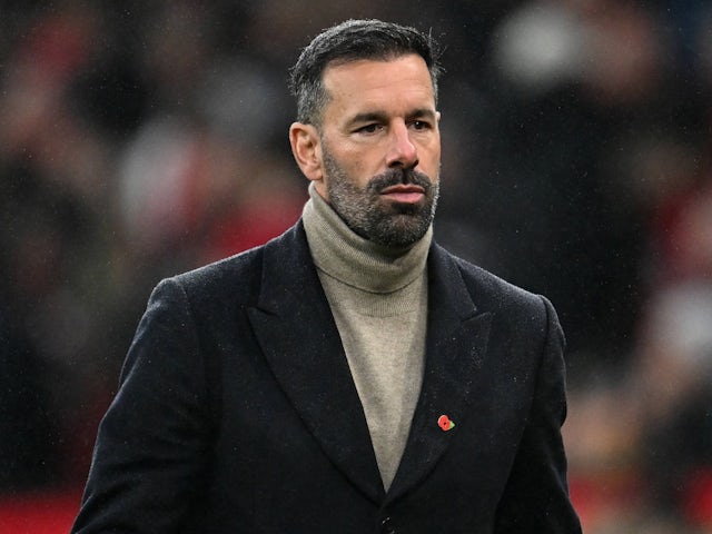 Manchester United interim head coach Ruud van Nistelrooy on November 10, 2024