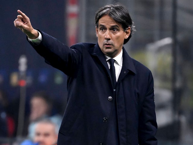 Inter Milan coach Simone Inzaghi, November 2024