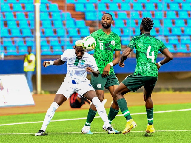 Augustine Williams of Sierra Leone against Nigeria on June 18, 2023