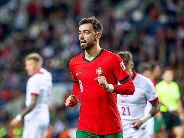 Bruno Fernandes for Portugal on November 15, 2024