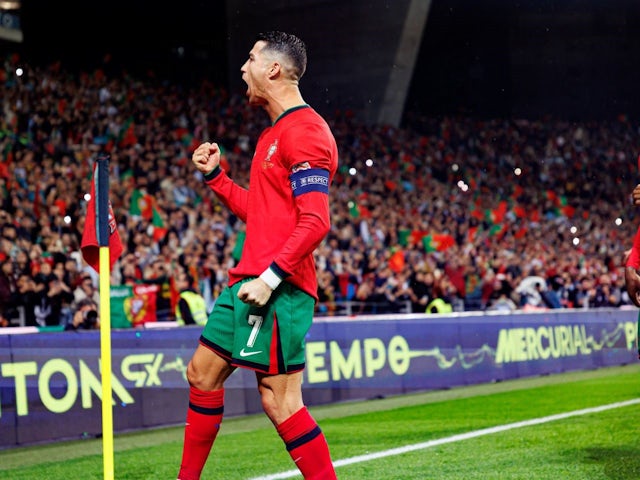 Cristiano Ronaldo for Portugal on November 15, 2024