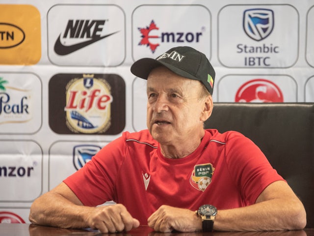 Benin head coach Gernot Rohr pictured on September 6, 2024