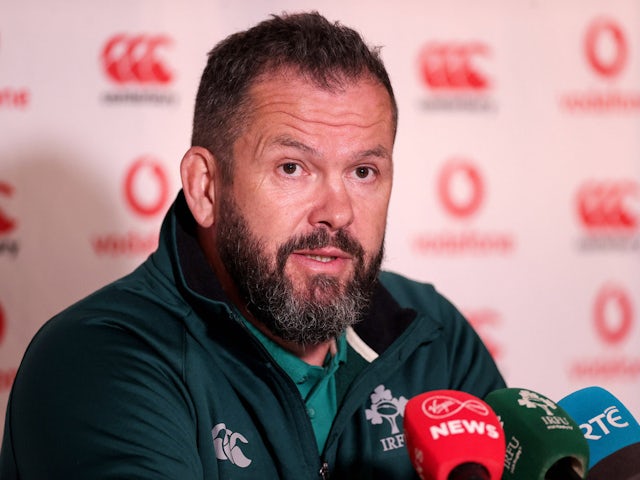 Ireland head coach Andy Farrell on November 10, 2024