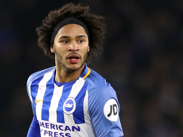 Izzy Brown in action for Brighton & Hove Albion on January 8, 2018