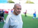 Julio Ribas, head coach of Gibraltar,  during his side's UEFA Nations League match against Liechtenstein, on September 8, 2024