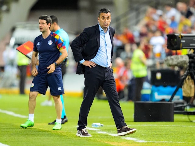 Manager of Andorra Koldo Alvarez during his side's match against Spain, on June 5, 2024