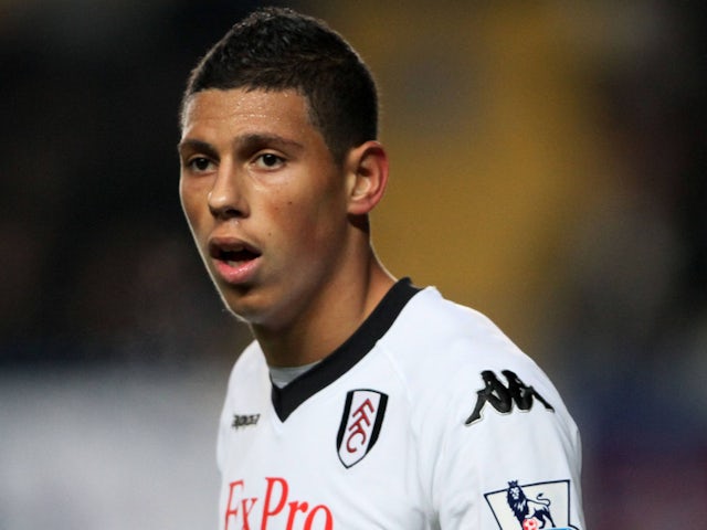 Matthew Briggs in action for Fulham on November 10, 2010