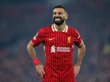 Liverpool's Mohamed Salah during his side's UEFA Champions League match against Bayer Leverkusen at Anfield, on November 5, 2024