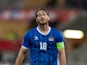 Nicolas Hasler of Liechtenstein during his side's Nations League match against Gribraltar, on October 13, 2024