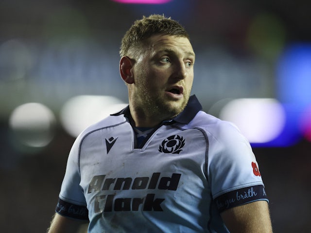 Finn Russell of Scotland on November 10, 2024