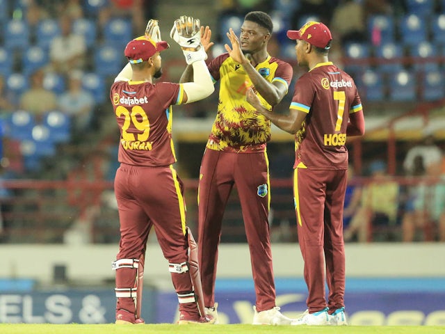 West Indies Alzarri Joseph on November 10, 2024