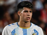 Malaga youngster Antonio Cordero in September 2024.