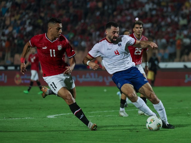 Roberto Lopes of Cape Verde in action against Egypt on September 6, 2024