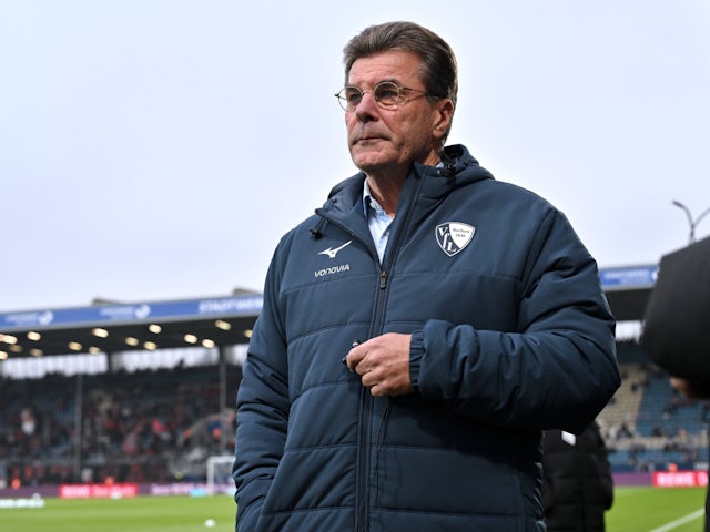 VfL Bochum head coach Dieter Hecking pictured on November 9, 2024