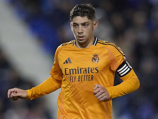 Real Madrid midfielder Federico Valverde on November 24, 2024