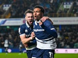 Millwall forward Femi Azeez celebrates scoring on November 23, 2024