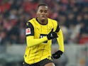 Jamie Bynoe-Gittens of Borussia Dortmund during his side's match against Mainz 05, on November 9, 2024