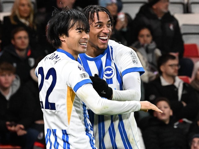 Pedro stars as ten-man Brighton claim narrow win at Bournemouth