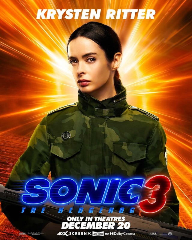 Krysten Ritter as Director Rockwell in Sonic 3