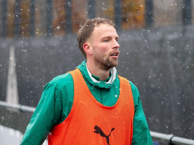 Marvin Friedrich of Borussia Monchengladbach during a training session, on November 20, 2024