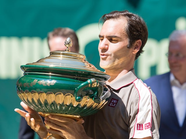 Roger Federer pictured on June 23, 2019