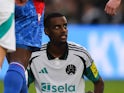 Newcastle United's Alexander Isak goes down injured on November 30, 2024