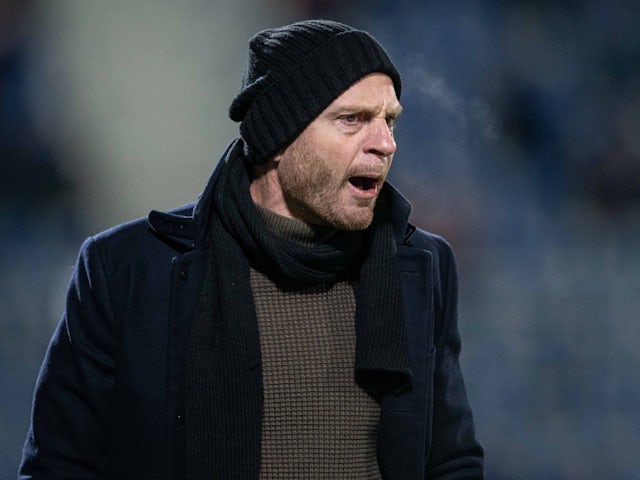 Mlada Boleslav head coach Andreas Brannstrom on November 23, 2024