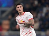 Benjamin Sesko of RB Leipzig during his side's UEFA Champions League match against Inter Milan, on November 26, 2024