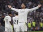 Real Madrid's Jude Bellingham celebrates scoring against Getafe on December 1, 2024