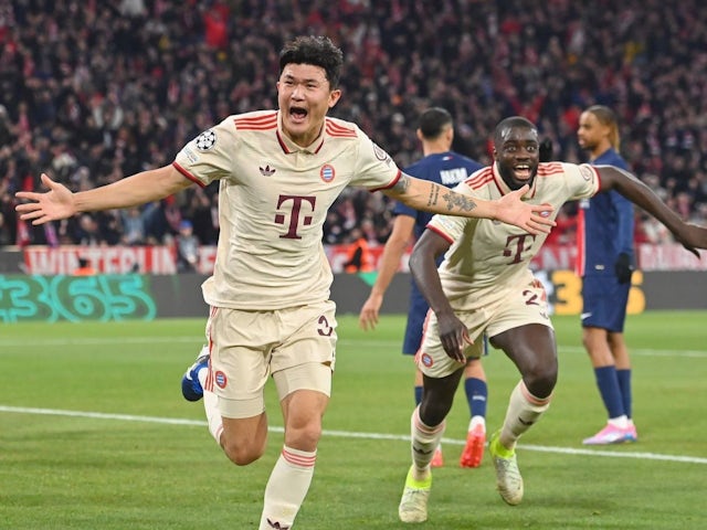 Bayern boost UCL top-eight hopes as 10-man PSG slip out of qualification spots