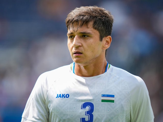 Uzbekistan's Abdukodir Khusanov on July 24, 2024