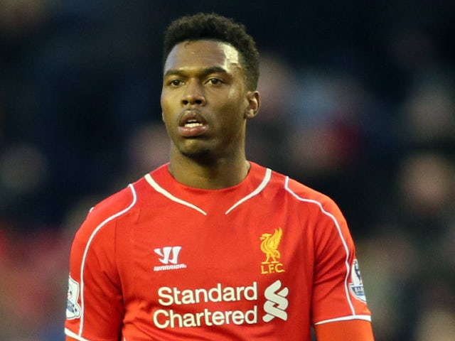 Daniel Sturridge in action for Liverpool in January 2015