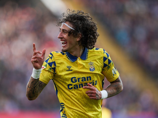 Las Palmas forward Fabio Silva in November 2024.