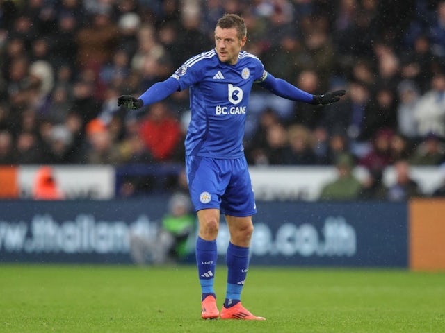 Jamie Vardy for Leicester City on December 8, 2024