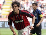 Kaka in action for AC Milan on May 4, 2008