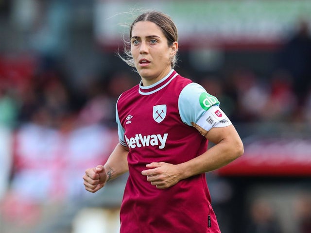 West Ham United Women's Katrina Gorry on September 29, 2024