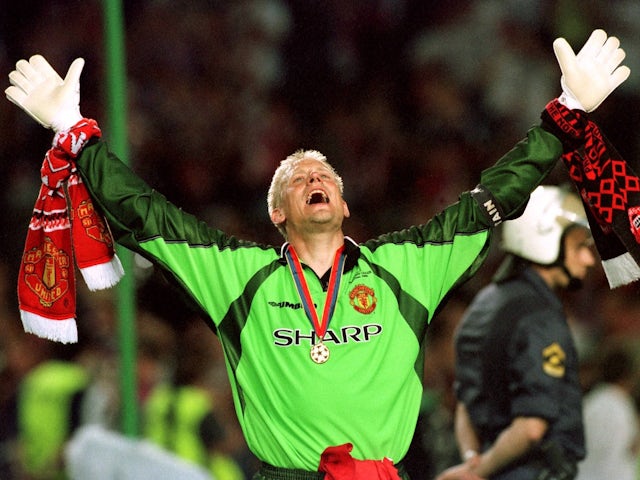 Peter Schmeichel pictured in 1999