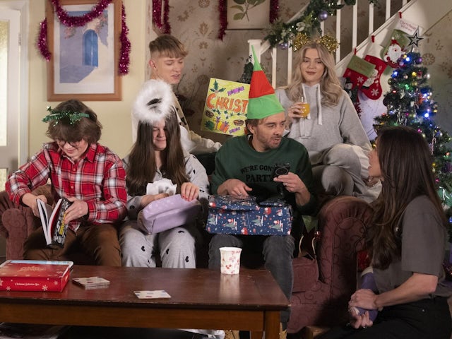 David's birthday present on Coronation Street on Christmas Day, 2024