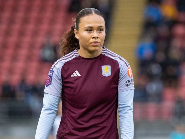 Aston Villa Women's Ebony Salmon on November 23, 2024