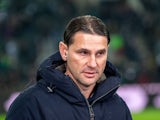 Borussia Monchengladbach manager Gerardo Seoane after his side's match against Borussia Dortmund, on December 7, 2024