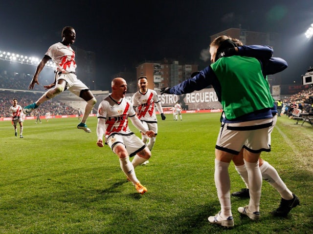 Real Madrid spurn chance to go top of La Liga in six-goal thriller with Rayo Vallecano