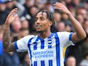 Brighton & Hove Albion's Joao Pedro celebrates on August 24, 2024.